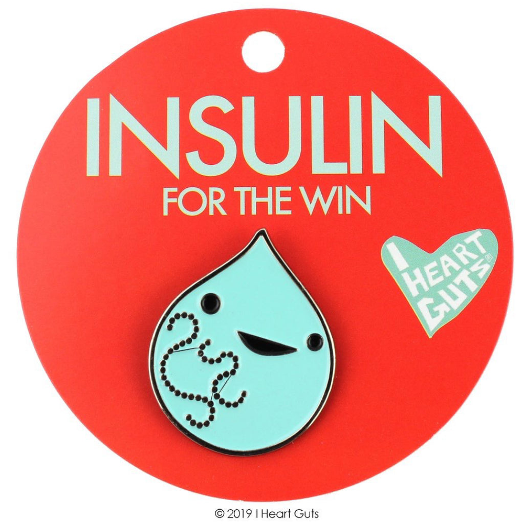 Insulin For The Win Lapel Pin Package
