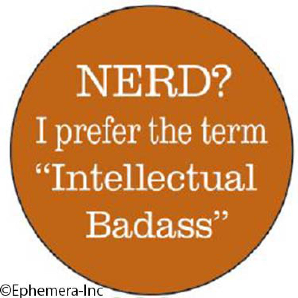 Intellectual Badass Button