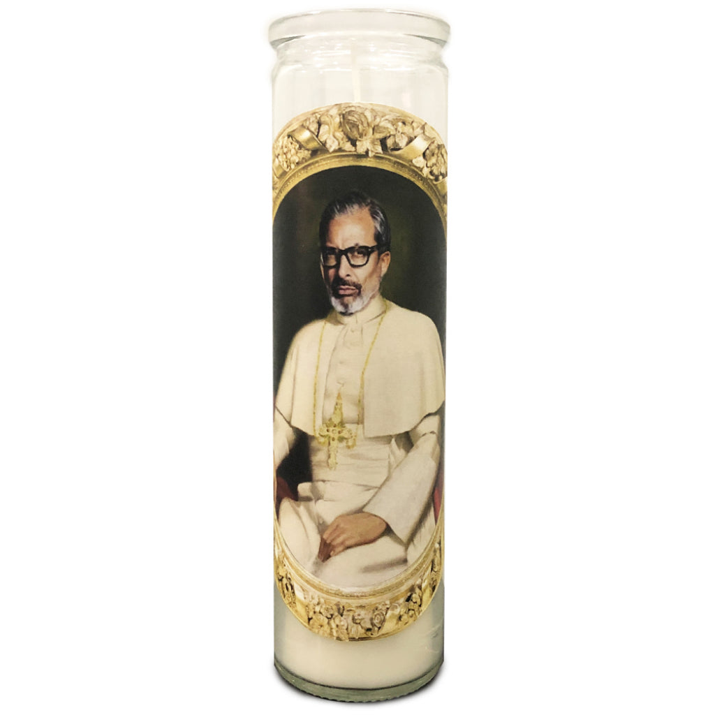 Jeff Goldblum Celebrity Prayer Candle