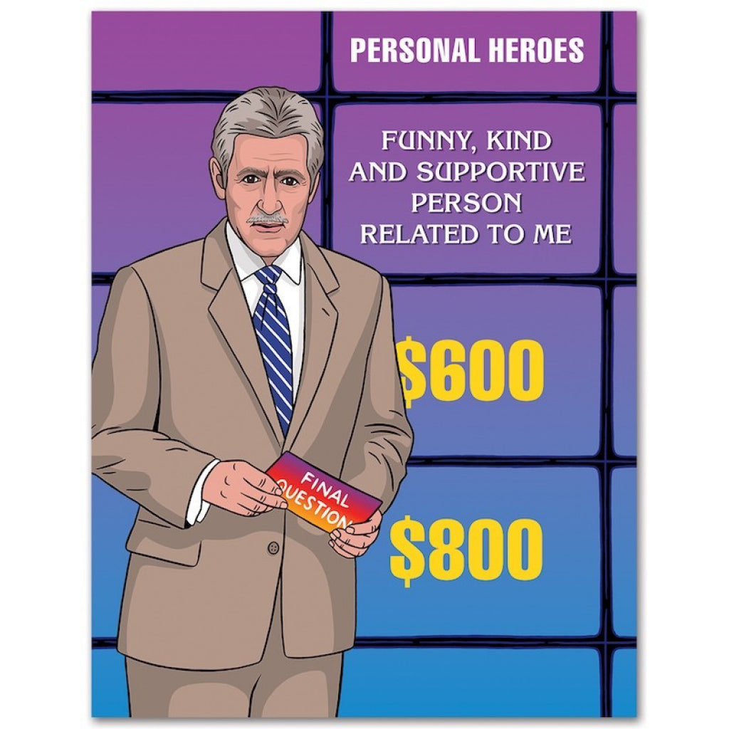 Jeopardy Father's Day Card