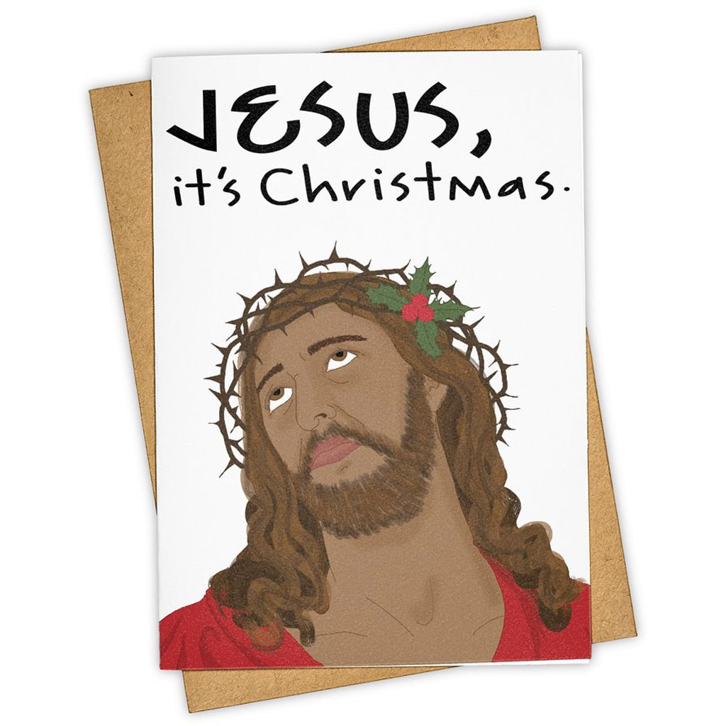 Jesus It's Christmas Card