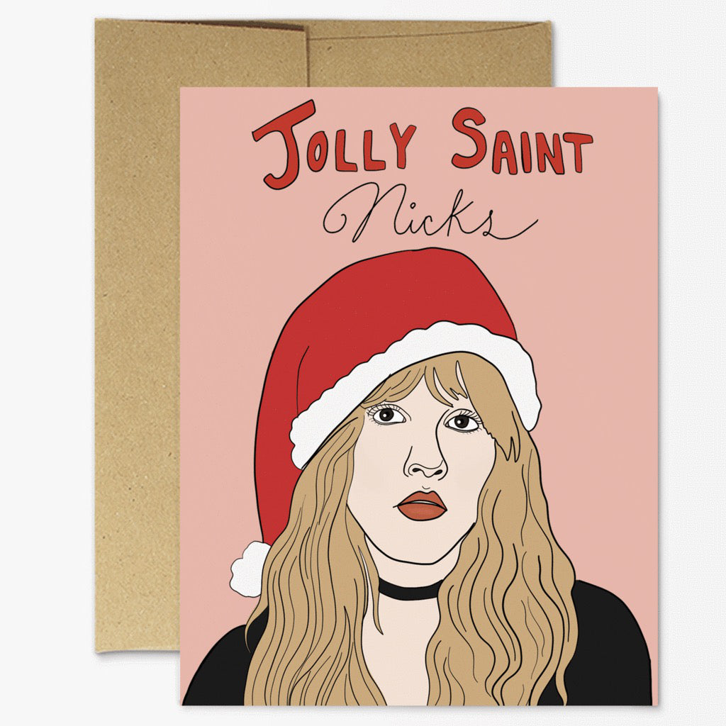 Jolly Saint Stevie Nicks Card