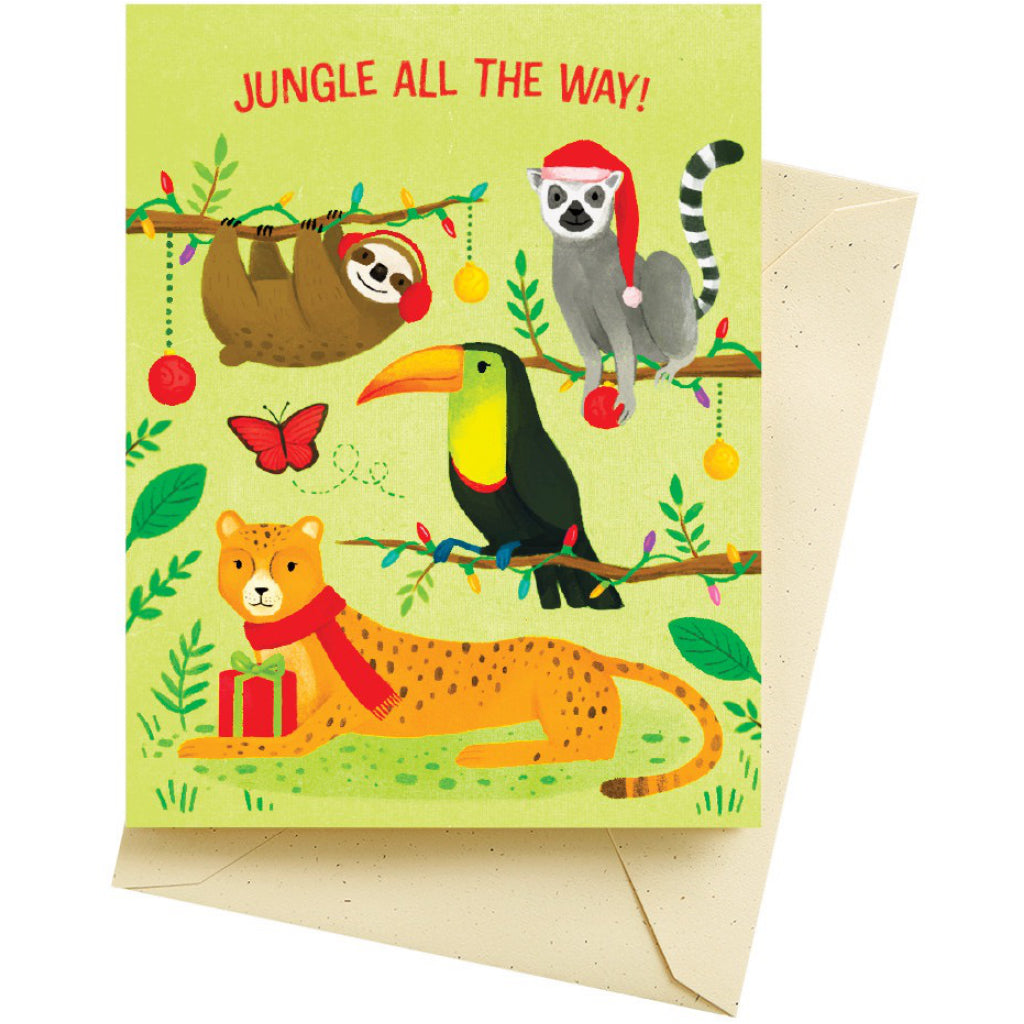 Jungle All The Way Card