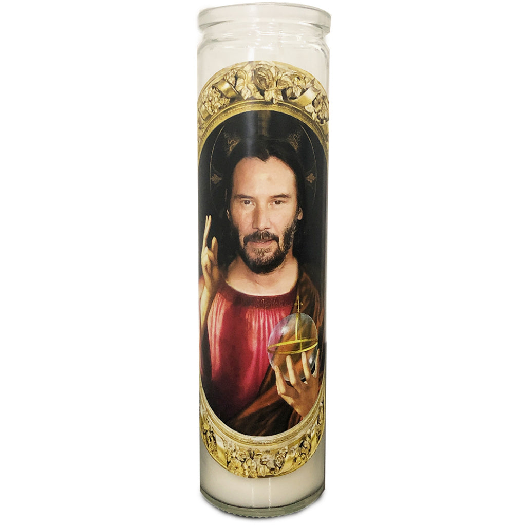 Keanu Reeves Celebrity Prayer Candle