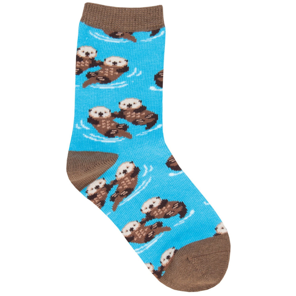 Kids Significant Otter Socks Blue 7-10 Years