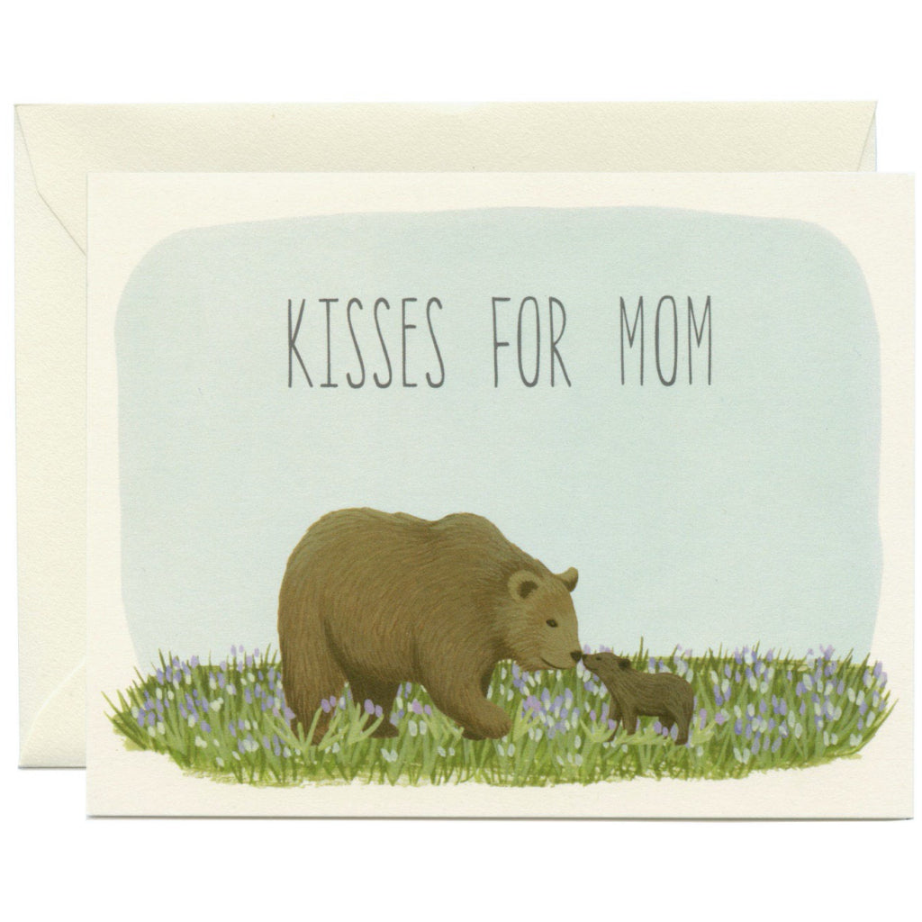 Kisses For Mom Bears Card