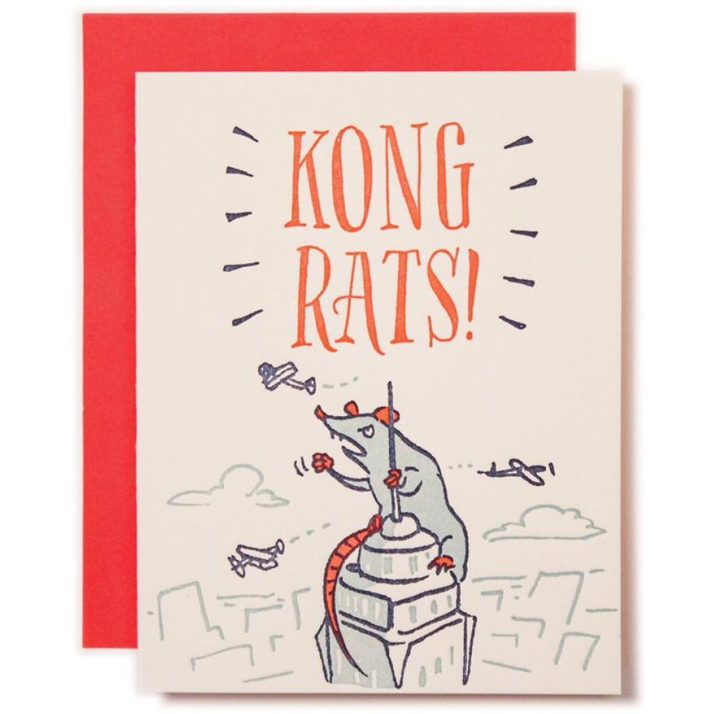 Kong Rats Congratulations Card