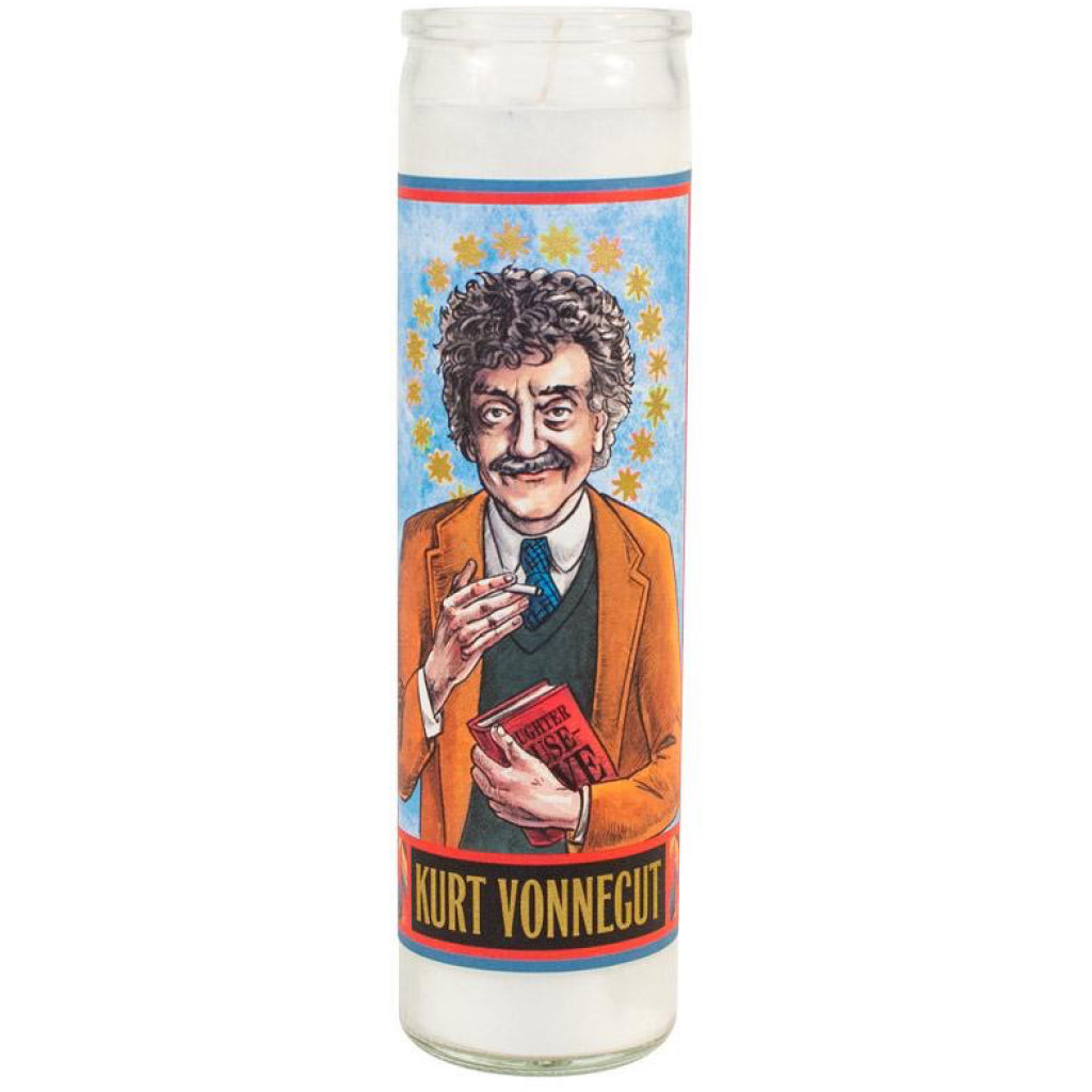 Kurt Vonnegut Secular Saint Candle