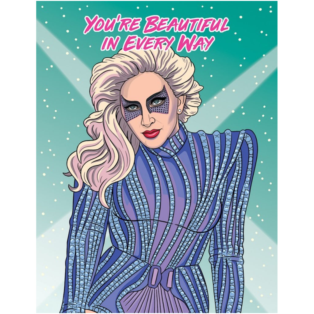 Lady Gaga Birthday Card.