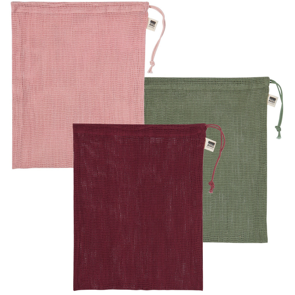 Le Marché Set Of 3 Produce Bags Blush