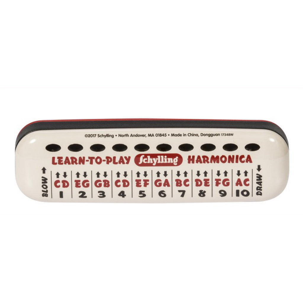 Back of of Learn To Play Harmonica.