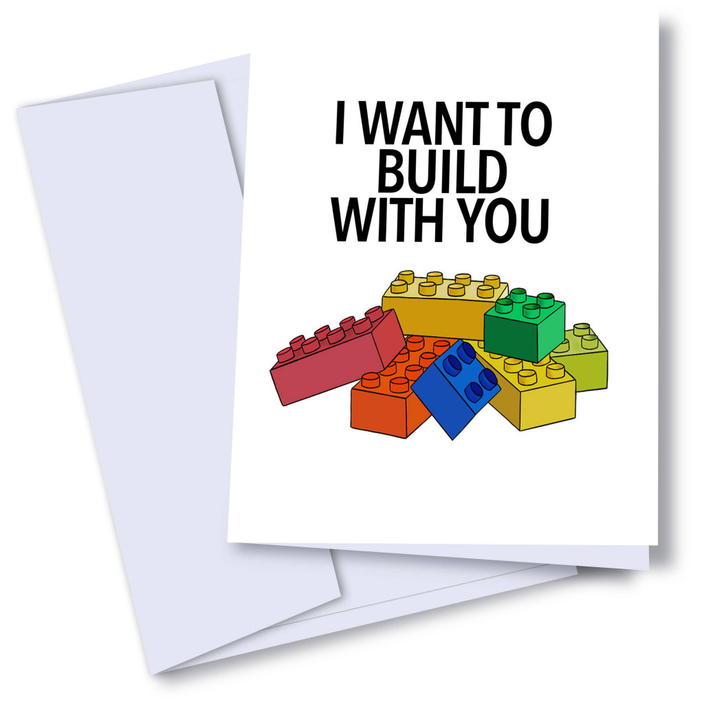 Legos Build With You Card