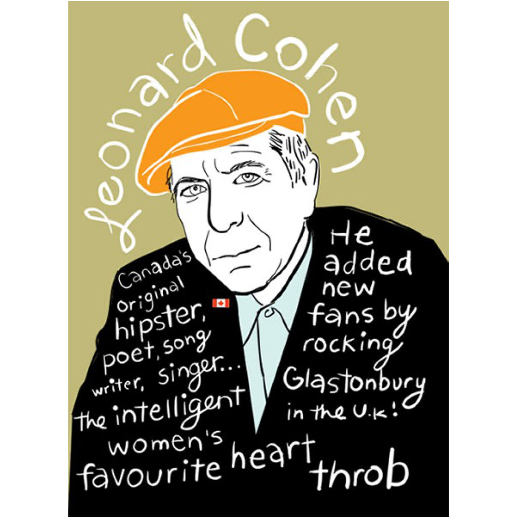 Leonard Cohen Card