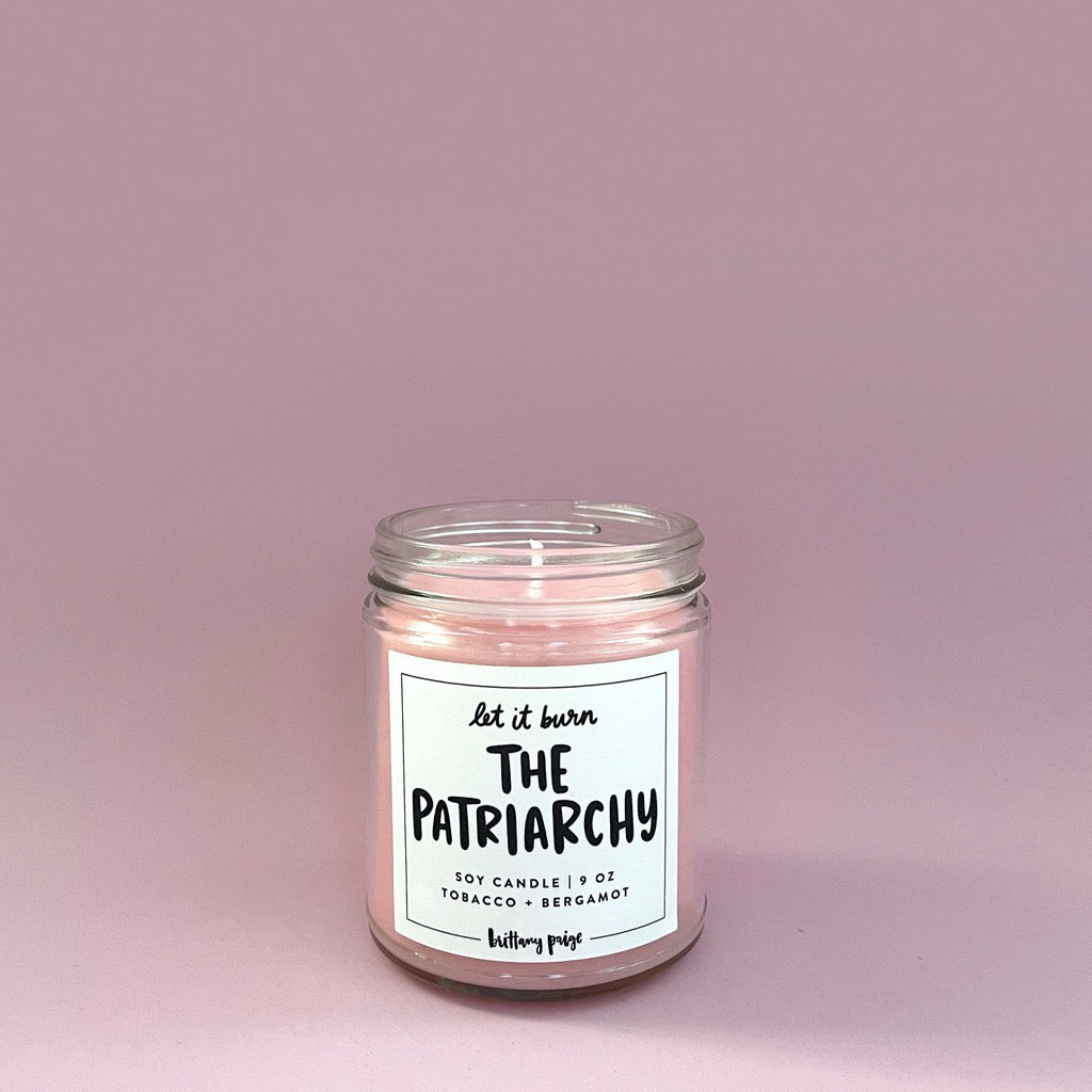 Let It Burn: The Patriarchy Candle Lifestyle