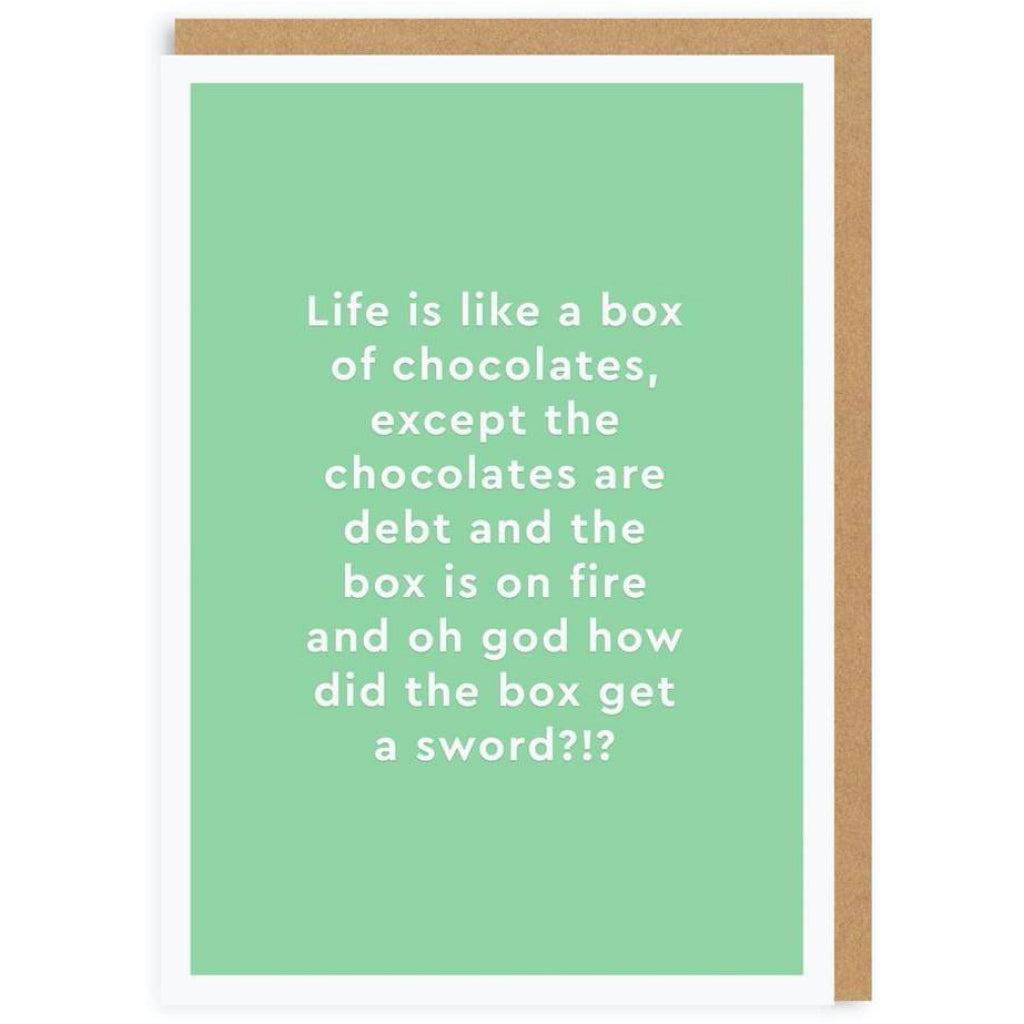 Life Is Like A Box of Chocolates Card