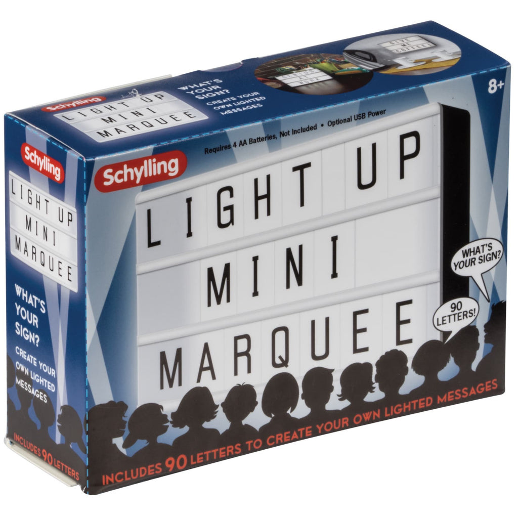 Light Up Mini Marquee Packaging