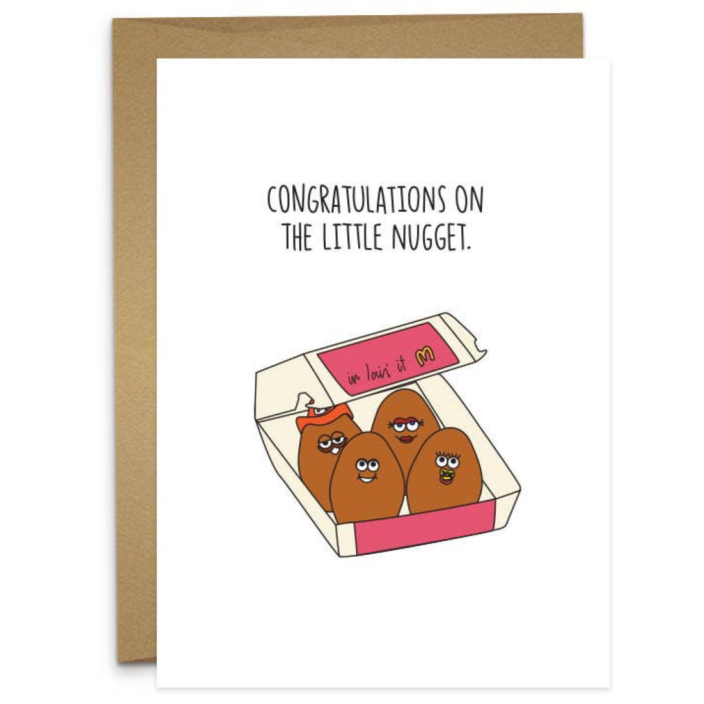 Little Nugget Baby Card