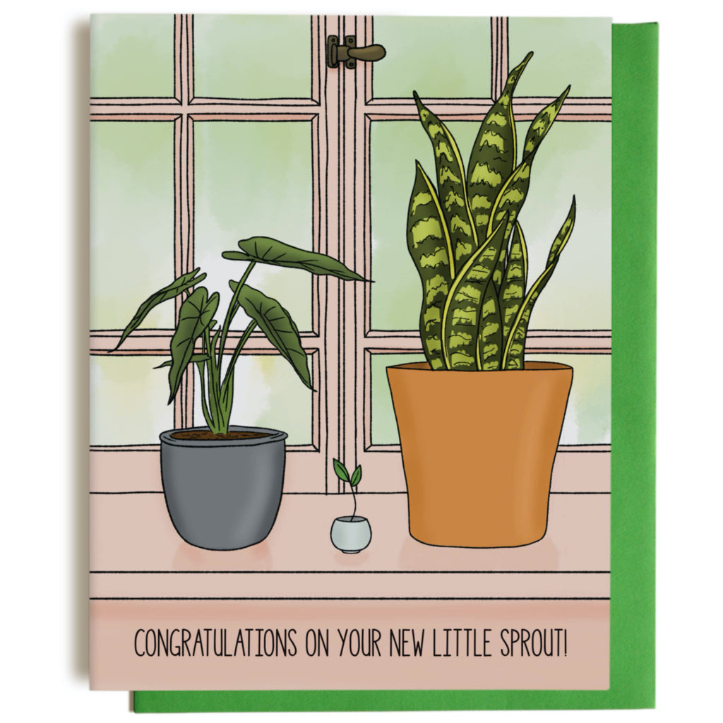 Little Sprout New Baby Card