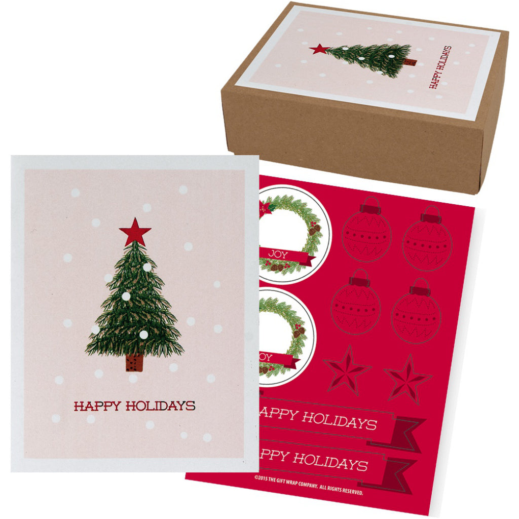 Collection of Little Tree Boxed Christmas Cards.
