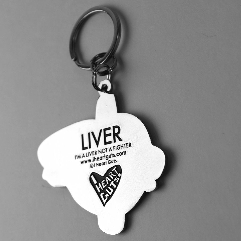 Liver Key Chain back