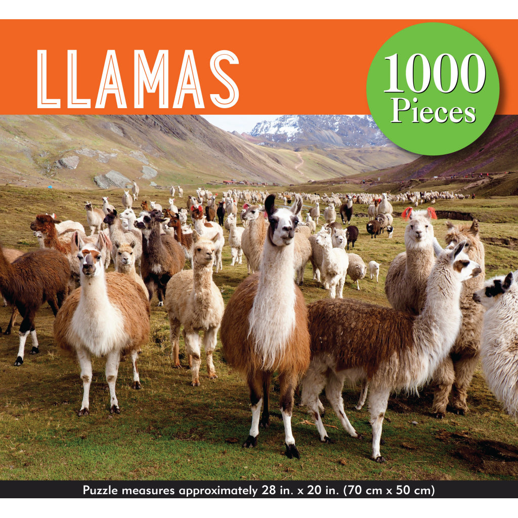 Llama 1000 Piece Puzzle Box