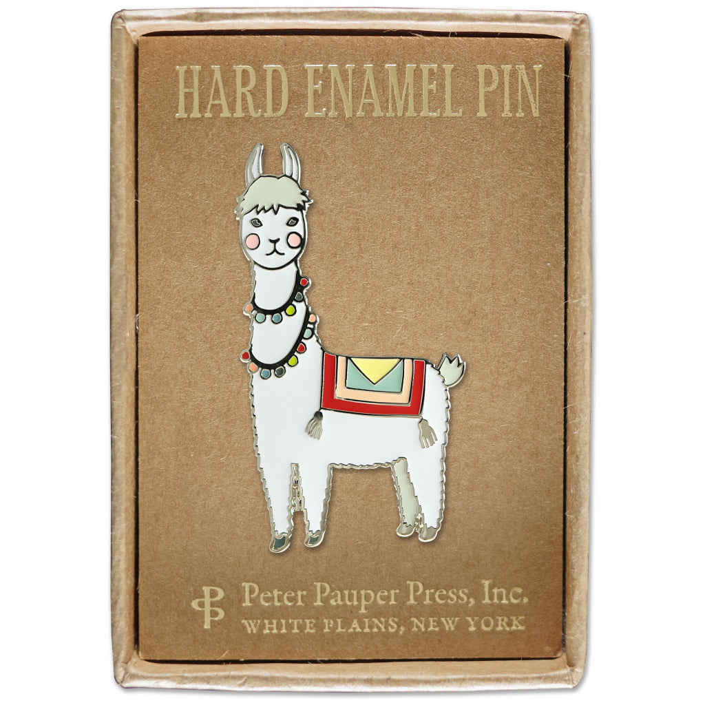 Packaging of Llama Enamel Pin.