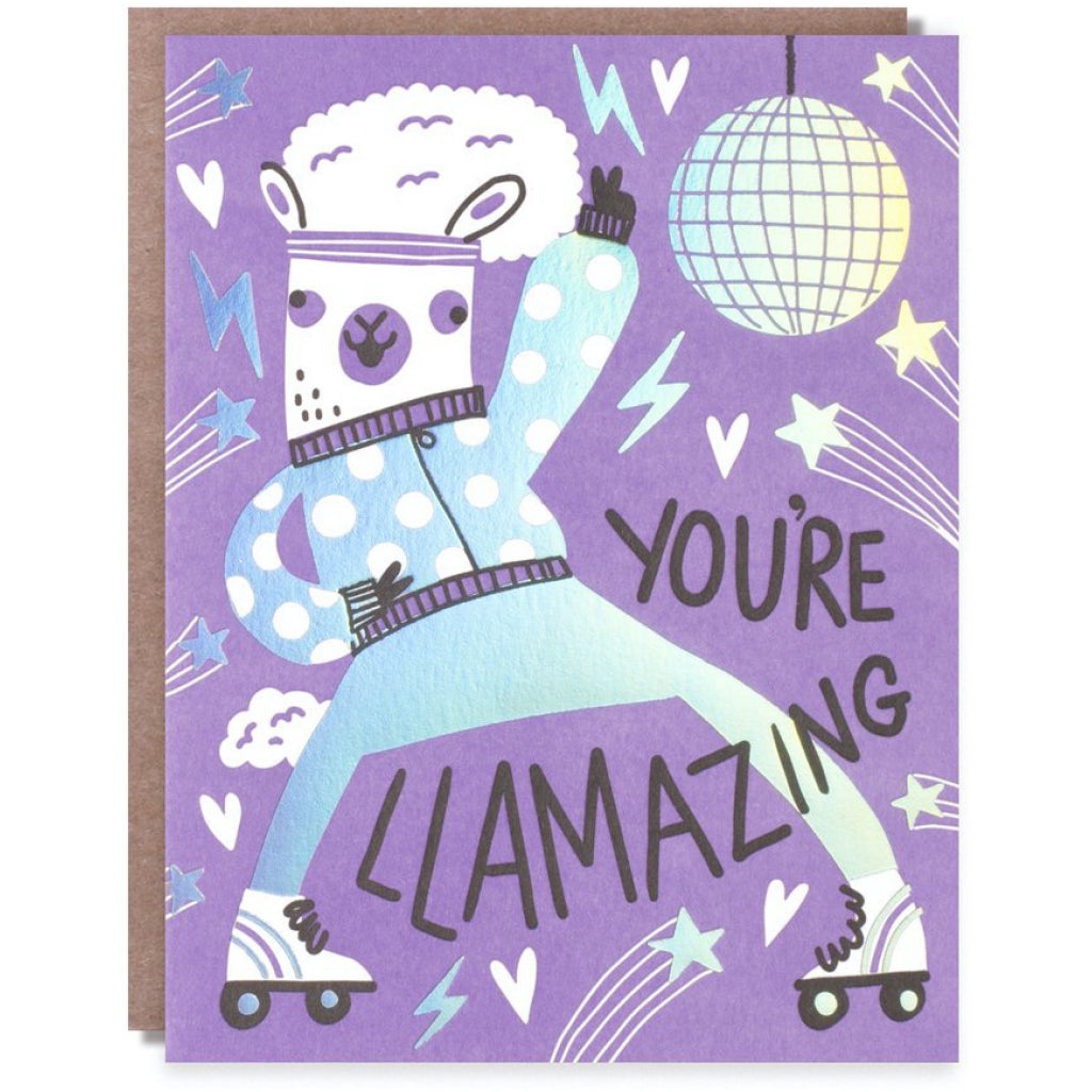 Llamazing Card