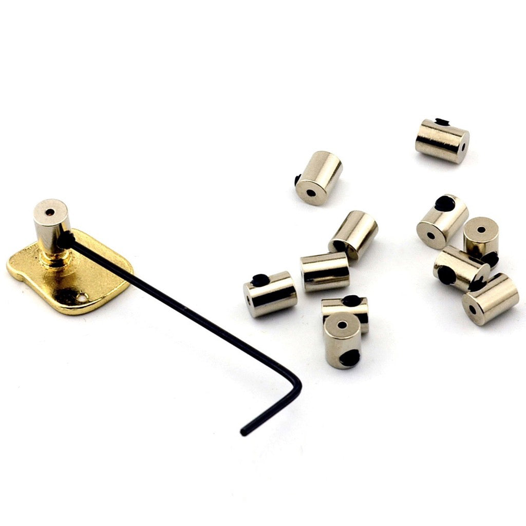 Locking Pin Back Set (w/12 Backs and Wrench)