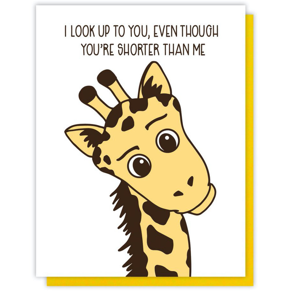 Look Up Giraffe Card