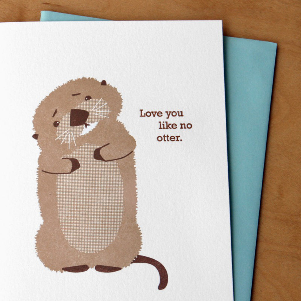 Love You Like No Otter Card