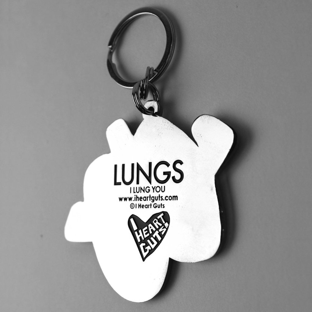 Lung Key Chain back
