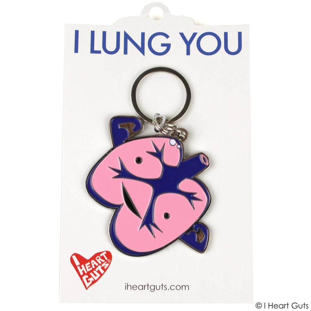 Lung Key Chain package