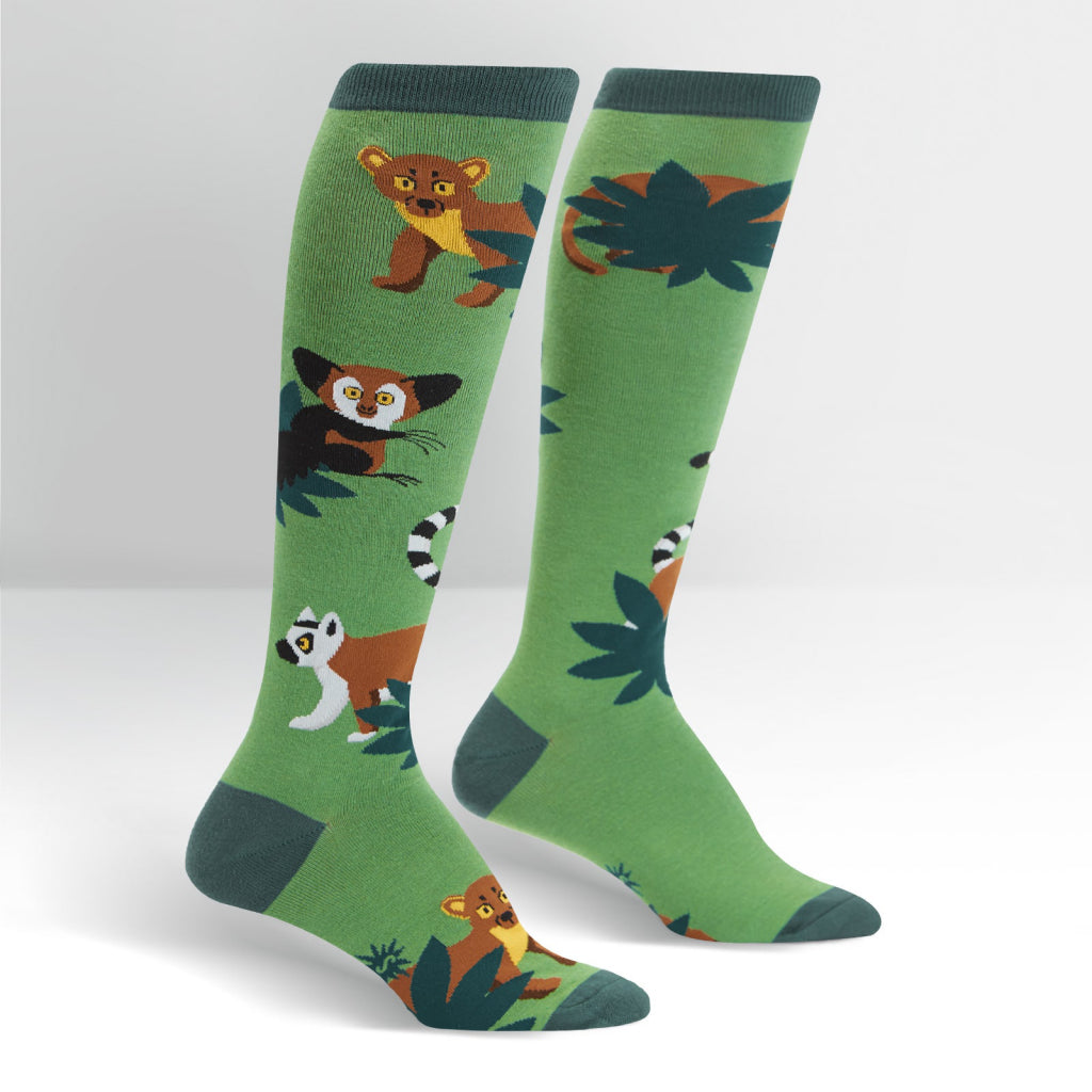 Madagascar Managerie Knee Socks by Sock It To Me – Outer Layer
