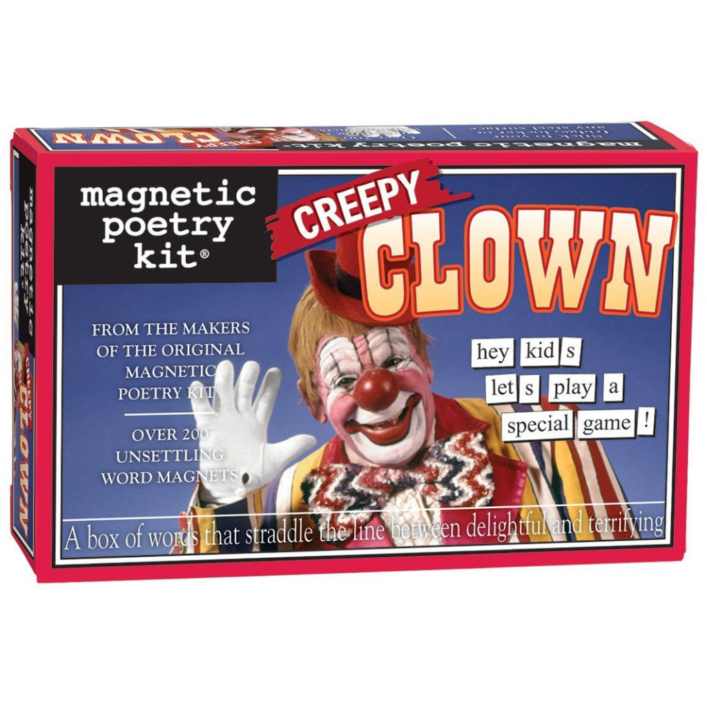 Magnetic Poetry Creepy Clown