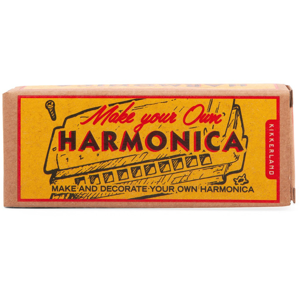 Packaging of Make Your Own Harmonica.