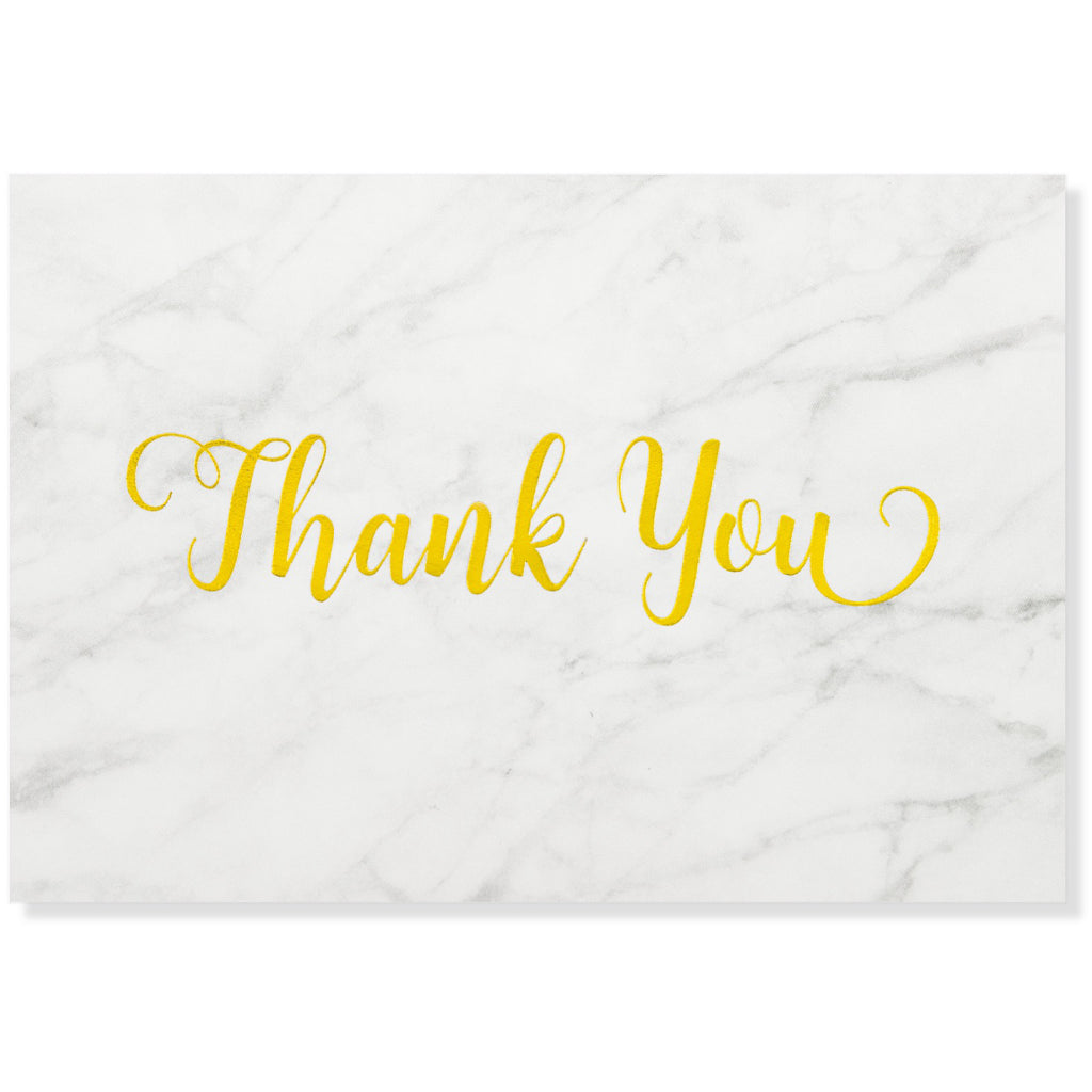 Marble Thank You Boxed Notecards