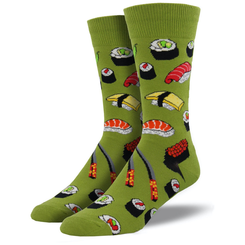 Men's Sushi Socks Fern Green