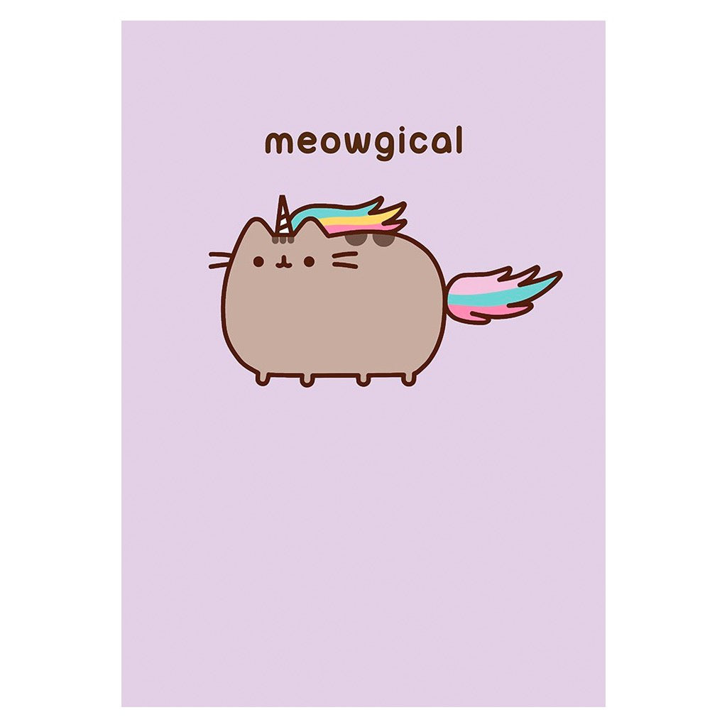 Meowgical Unicorn Pusheen Card