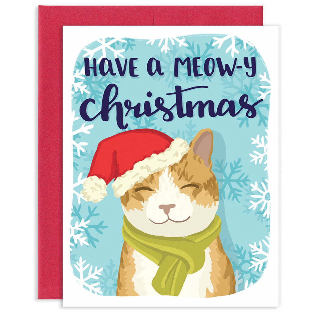Meowy Christmas Cat Boxed Holiday Cards