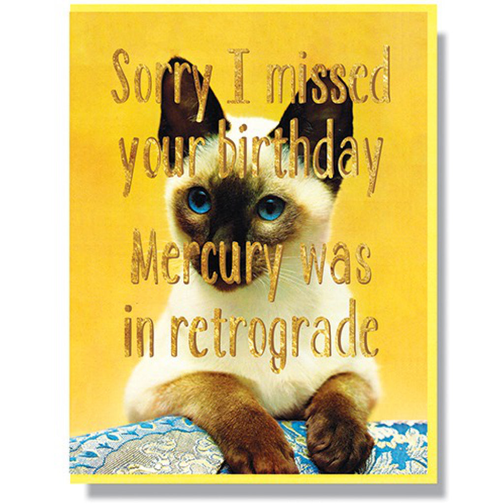 Mercury Retrograde Card