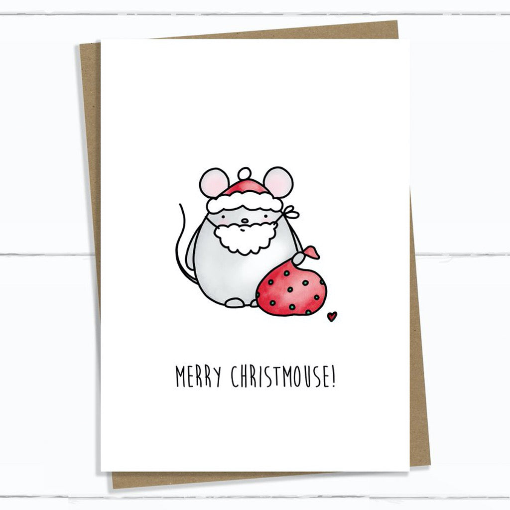 Merry Chist-Mouse Card