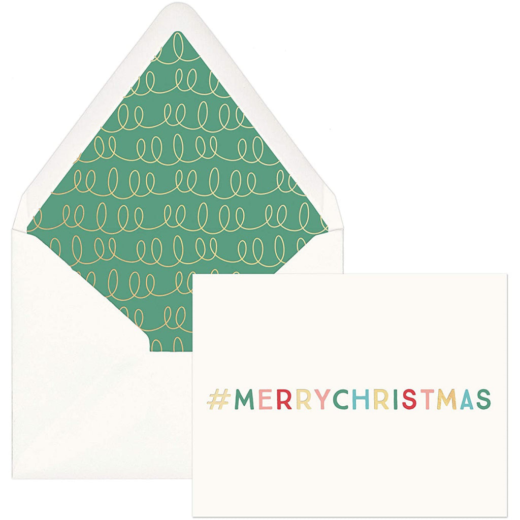 #Merrychristmas Boxed Holiday Cards