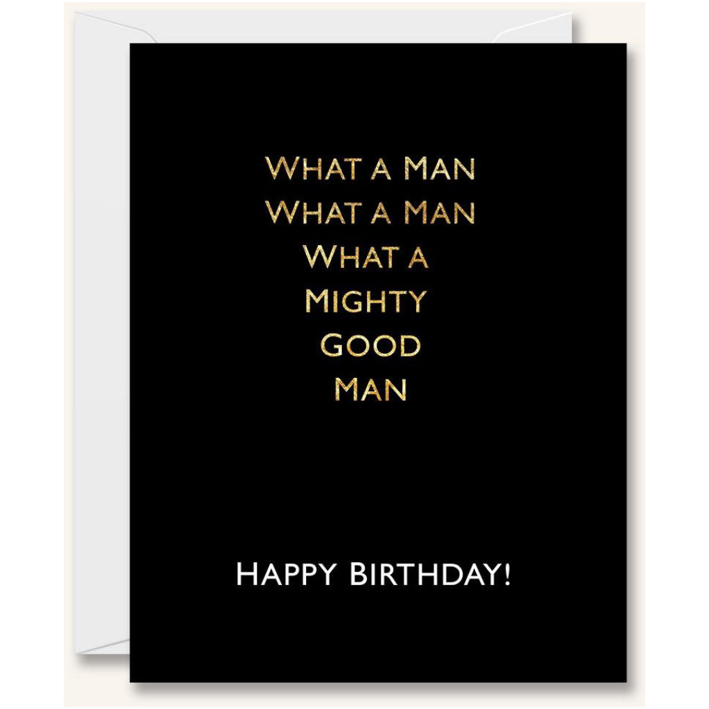 Mighty Good Man Birthday Card