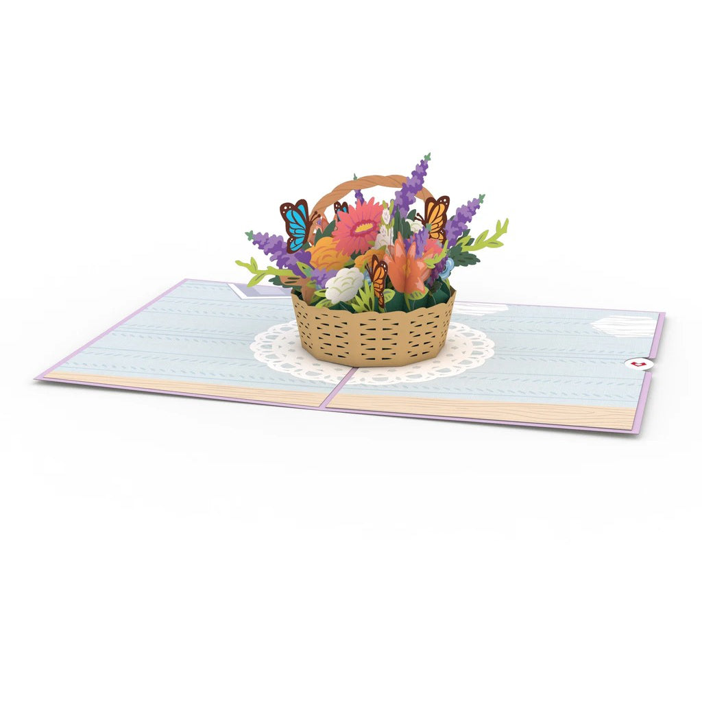 Mother's Day Flowers 3D Pop Up Card Interior
