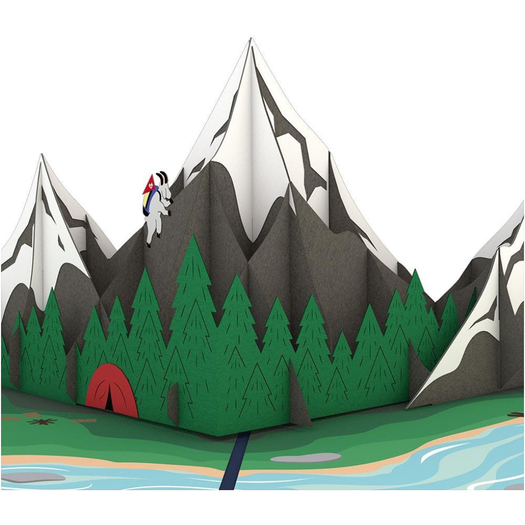 Mountains 3D Pop Up Card