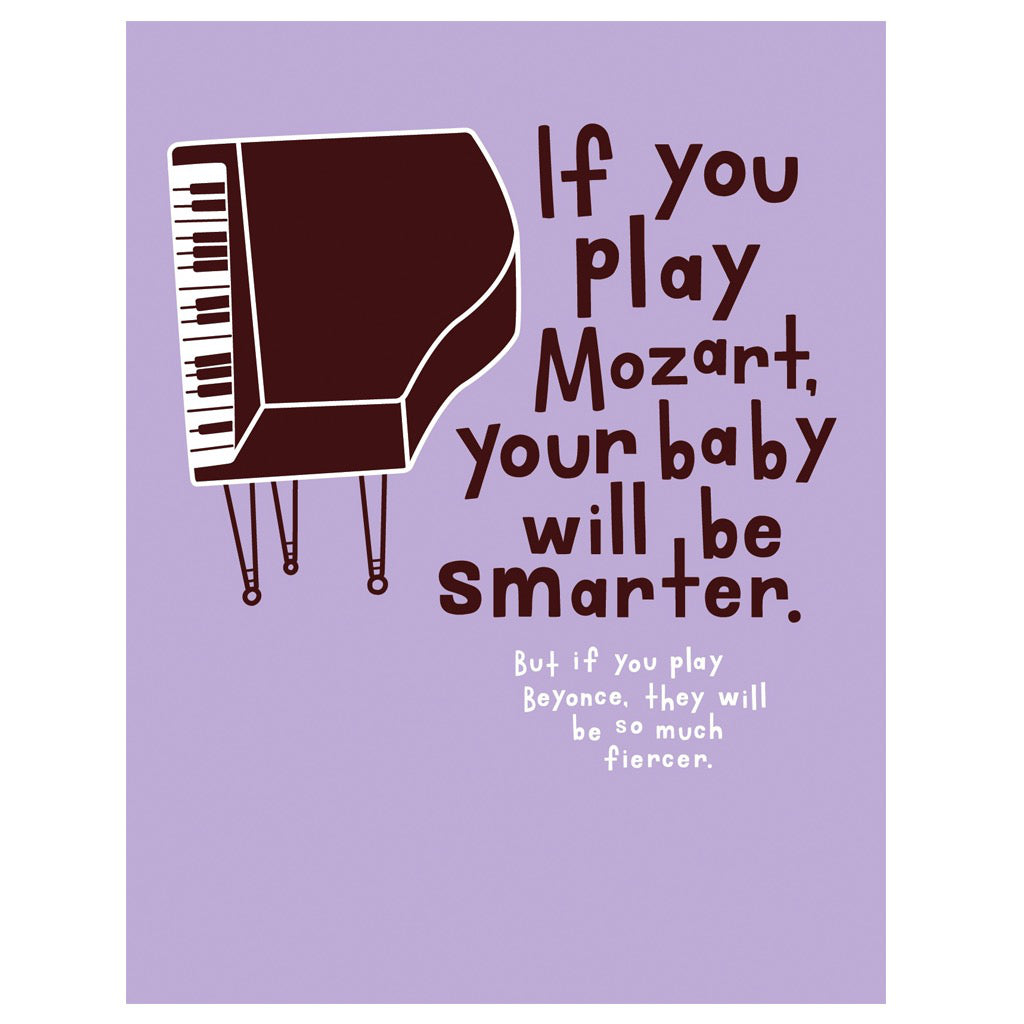Mozart For Your Baby Card