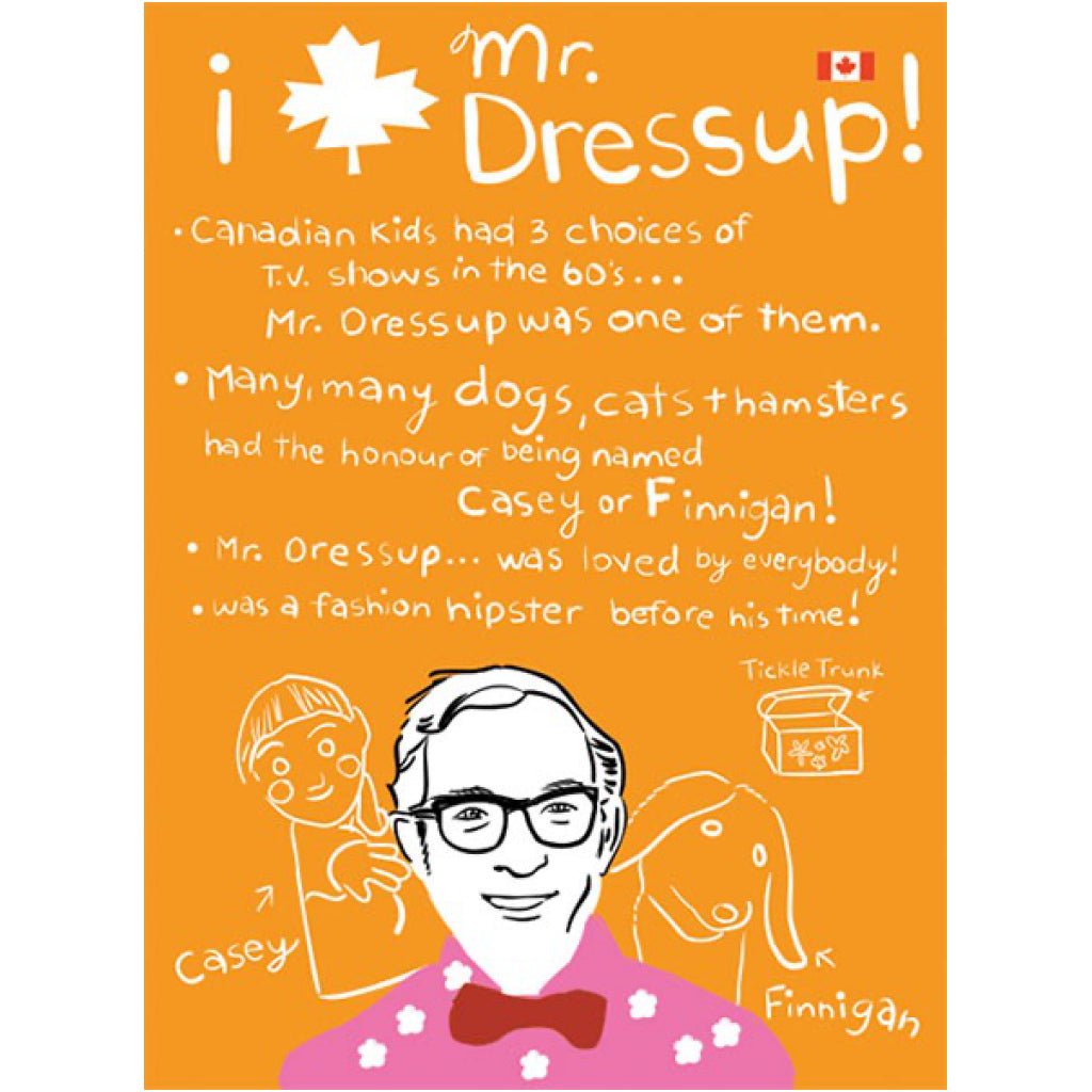 Mr. Dressup Card