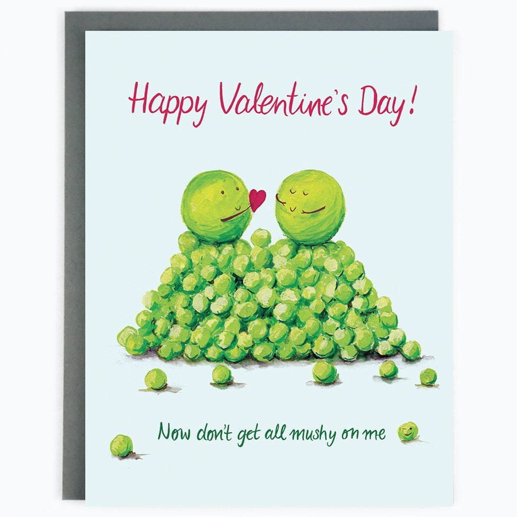 Mushy Peas Valentine's Day Card