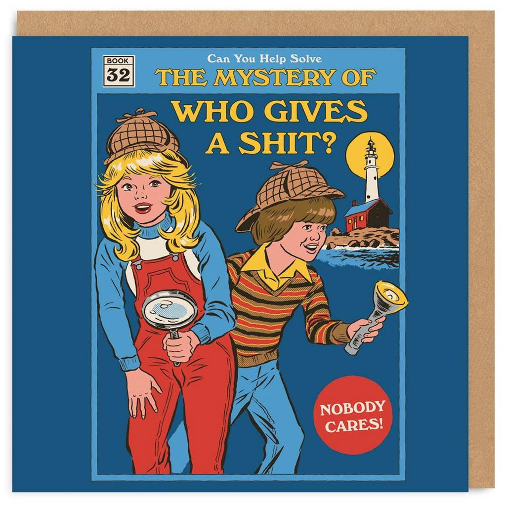Mystery Of Who Gives A Shit Card
