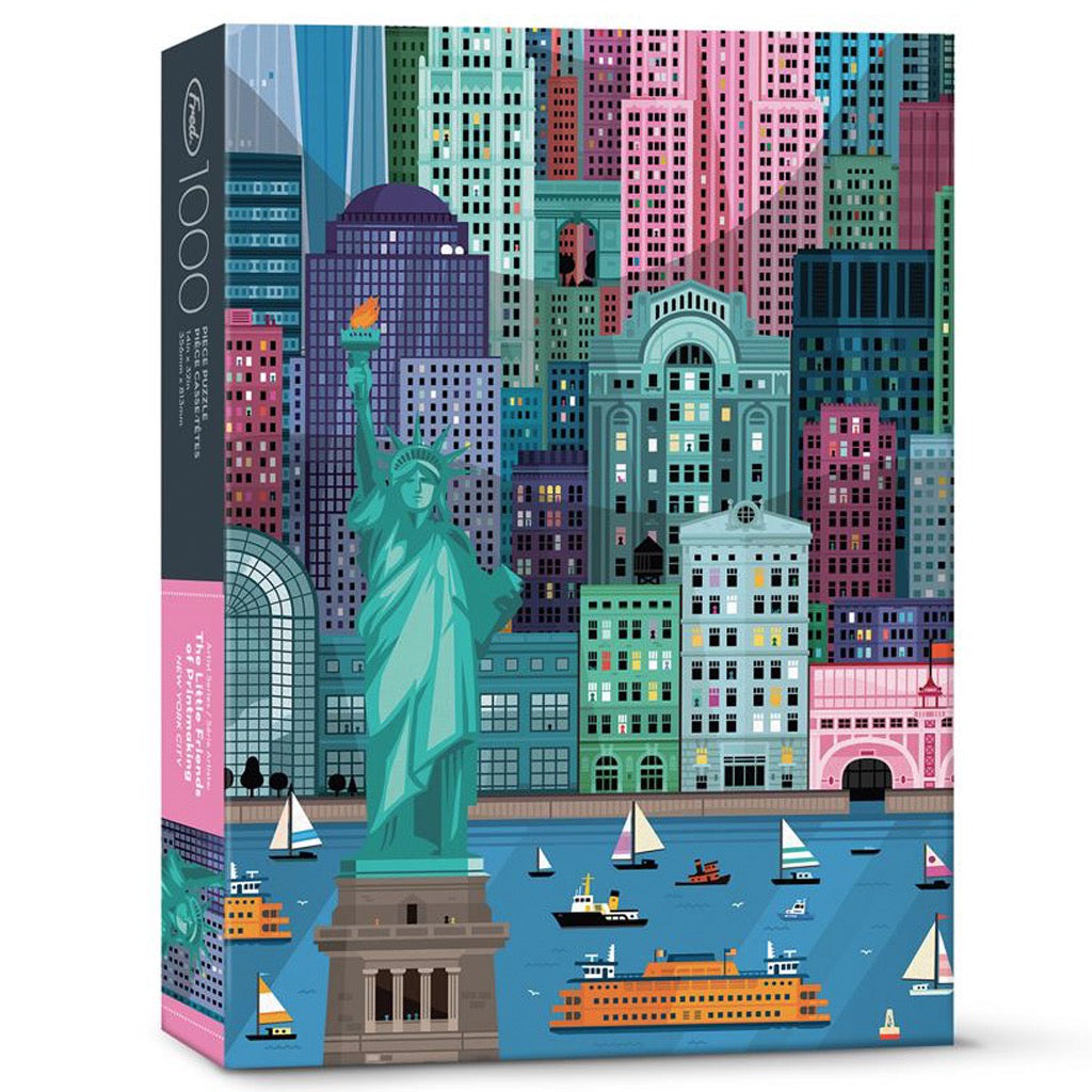 New York 1000 Piece Puzzle Packaging